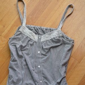 Loft Striped Sleeveless Top